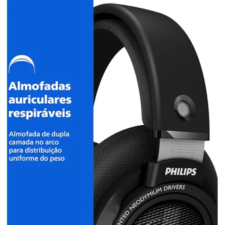 Philips SHP9500/00 HiFi-Kopfhörer neodymium schwarz – Bild 7