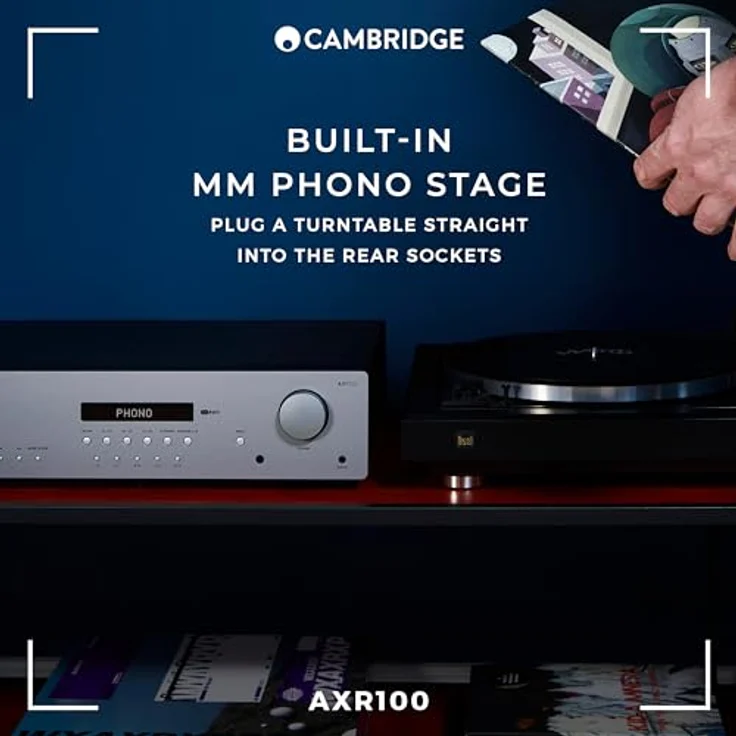 Cambridge AXR 100 Receiver Lunar Grey Stereoreceiver #5055300418104 – Bild 6