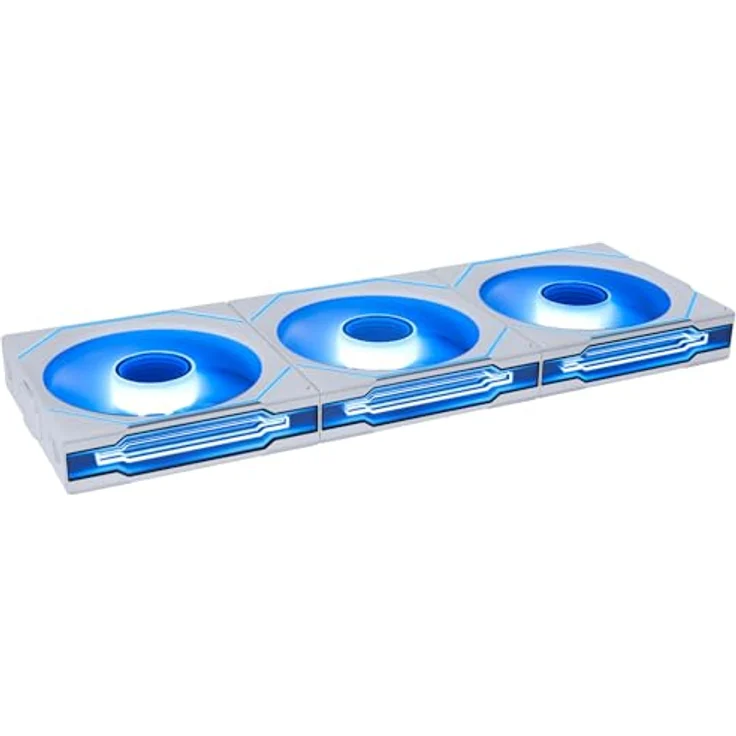 Lian Li UNI FAN SL-INF Wireless Lüfter, ARGB, PWM, 3er-Pack mit 2,4 GHz Controller, 120mm, weiß – Bild 3