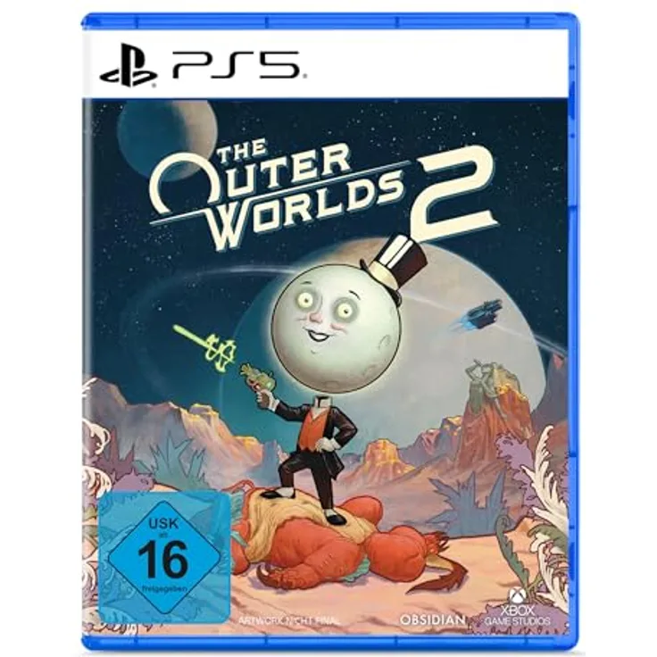 Obsidian Entertainment The Outer Worlds 2 – Standard Edition – PlayStation 5 | Disc – Ego-Sci-Fi-RPG mit neuen Charakteren und Entscheidungen, actiongeladenes Abenteuer