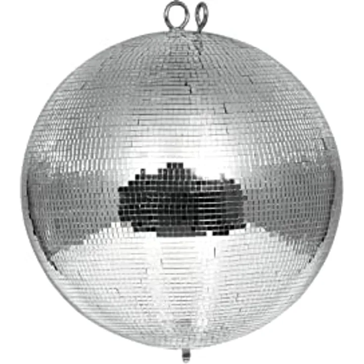 EUROLITE Spiegelkugel 30cm (5x5mm) | Sicherheits-Spiegelkugel mit zweiter Öse