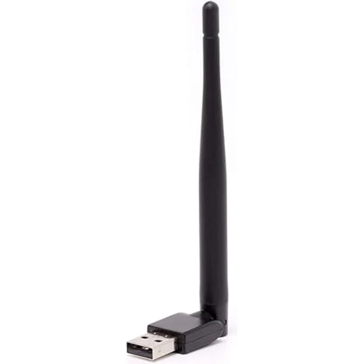 HTS e-com WLAN USB Stick für Digi Quest Q60 / Q80 / Q90 / Q99 TivuSat Receiver – Mini Adapter mit +2dB Antenne, 150 Mbit/s, Plug & Play, USB 2.0/3.0 Support – Bild 3