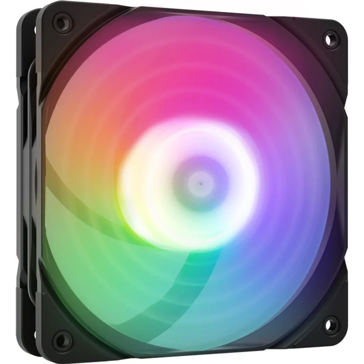 Zalman ZM-AF120R ARGB Black, 120mm Gehäuselüfter mit anpassbarer ARGB-Beleuchtung und leisem Betrieb