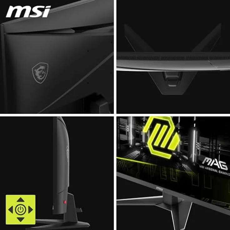 MSI MAG 274F Gaming Monitor, 27 Zoll FHD Rapid IPS, 200Hz, 0,5ms (GtG), HDR Ready, HDMI 2.0b, randlos, neigbar, Schwarz – Bild 5