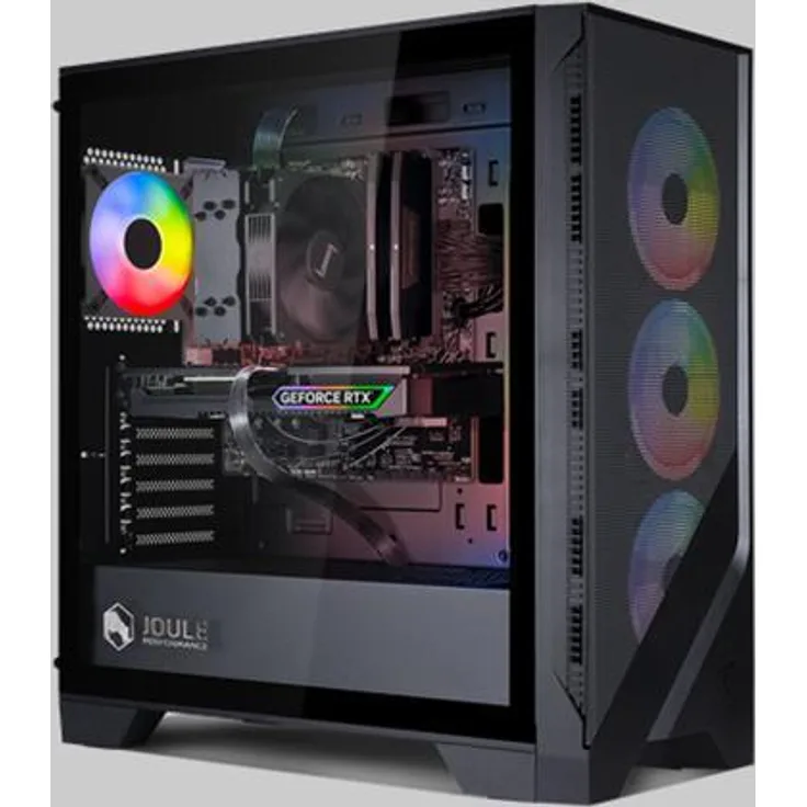 Joule Performance Gaming Desktop, Schwarz, AMD Ryzen 7 8700F, 32GB DDR5 RAM, 2TB Samsung 990 Evo Plus, RTX 5070 Ti