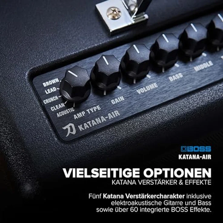 Boss by Roland Boss Katana Air Gitarren-Verstärker 30,00 W, kabelloser Übungs-Verstärker mit Funksender – Bild 4