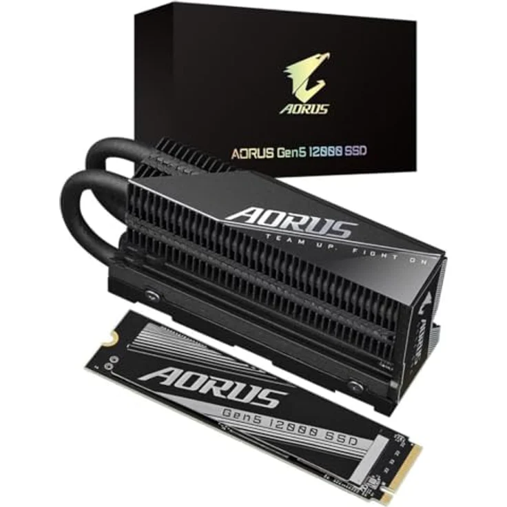 Gigabyte AORUS Gen5 12000 SSD 1TB M.2 - AG512K1TB – Bild 1