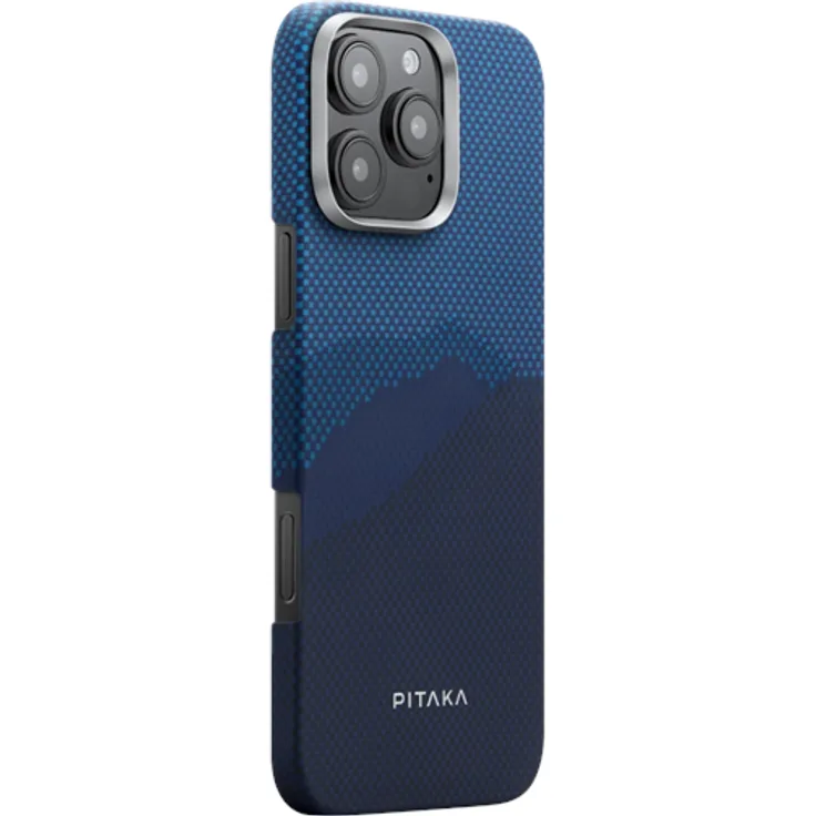 PITAKA StarPeak Luminous Case Over the Horizon, iPhone 16 Pro Max, schlagfest mit leuchtendem Design