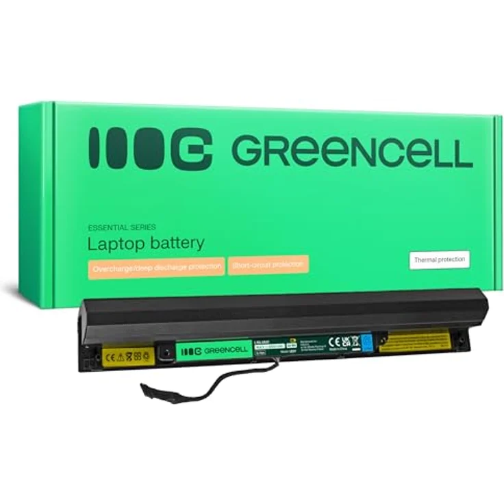 Green Cell Laptop-Batterie für Lenovo, Lithium-Ionen 4 Zellen 2200 mAh, schwarz – Bild 1