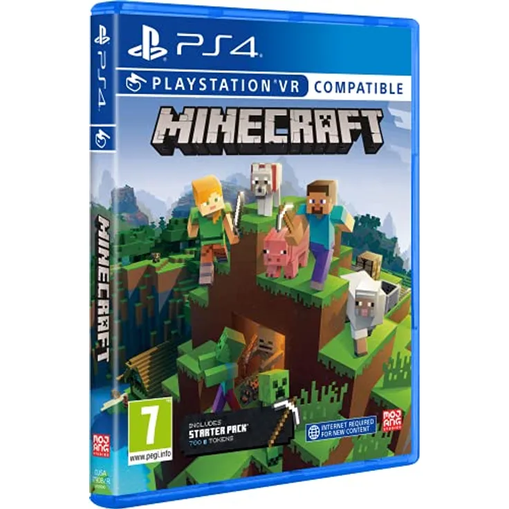 Playstation Minecraft Starter Collection (PS4) - Marktplatz, Slash-Befehle, Add-Ons, Realms, Multiplayer & Server