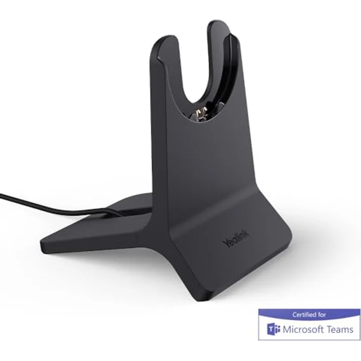 Yealink BH70 Dual Teams USB-C/A Bluetooth Wireless Headset mit Ständer - 1208701, 3-Mikrofon-Rauschunterdrückung, 35 Stunden Akkulaufzeit – Bild 5