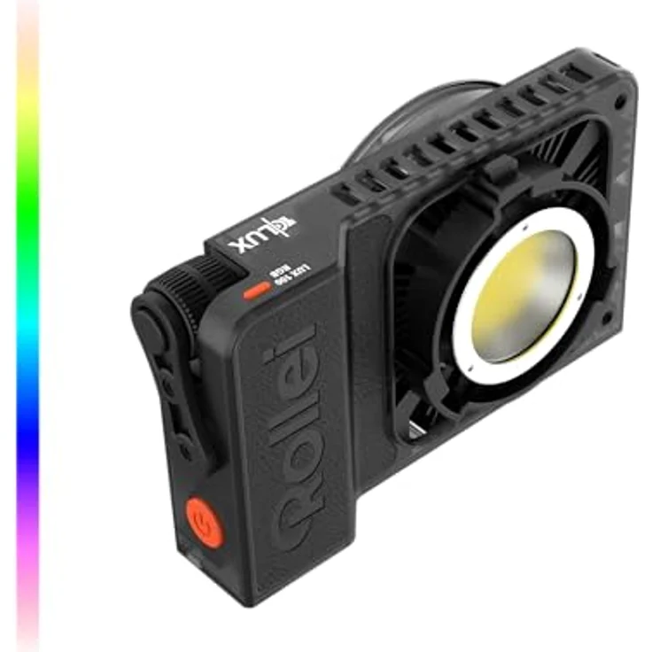Rollei Lux 100 RGB LED-Dauerlicht, 100W Leistung, duale Leistungsstufen – Bild 1