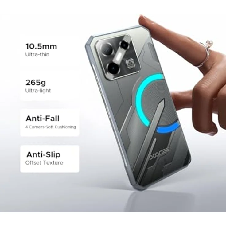 DOOGEE Blade GT Pro 5G, Smartphone mit 100 MP AI-Triple-Kamera, 32GB RAM, 512GB Speicher, 6,72″ FHD+ 120Hz Display, 5800 mAh Akku, Mystischer Schatten Schwarz – Bild 2