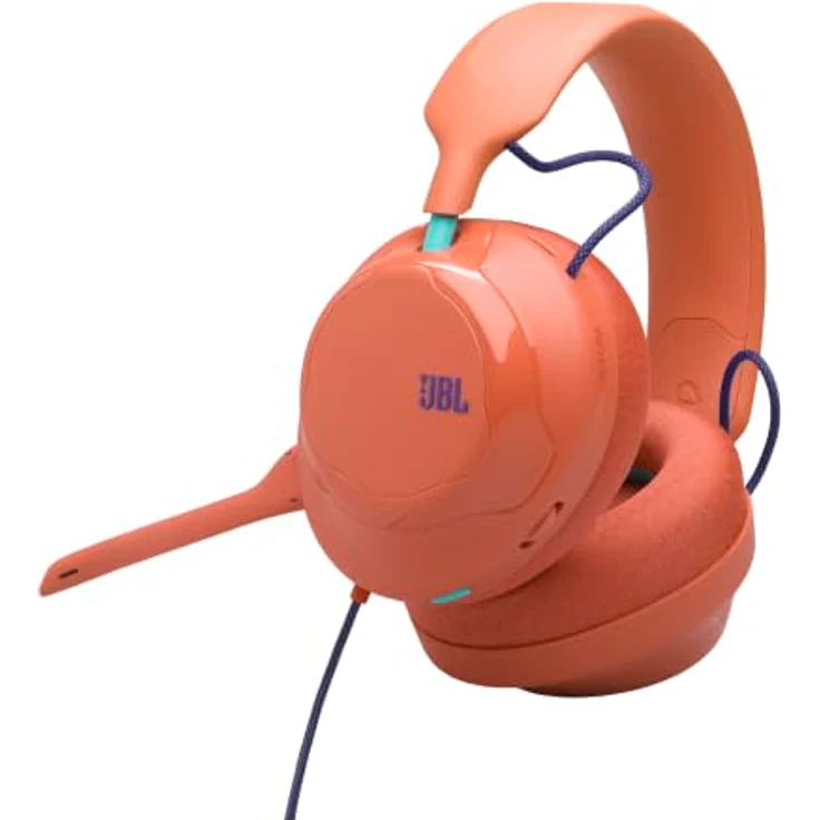 JBL Quantum 120, Kabelgebundenes Gaming-Over-Ear-Headset, Stereo, 3,5 mm Klinke, Koralle – Bild 1
