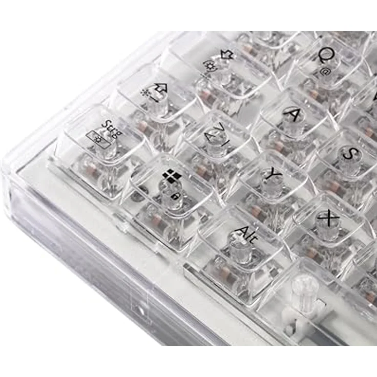 Deltaco Gaming DK460 (DE), Transparente Tastatur mit RGB-Beleuchtung und KTT-Schaltern – Bild 8