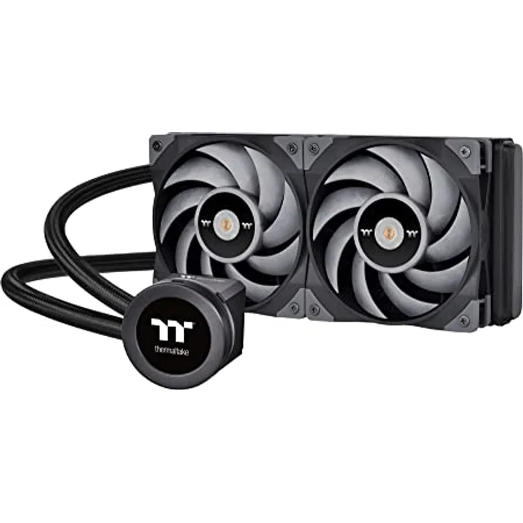 Thermaltake Toughliquid Ultra 240, All-in-One Wasserkühler mit 240mm Radiator, leiser Betrieb, Schwarz – Bild 1