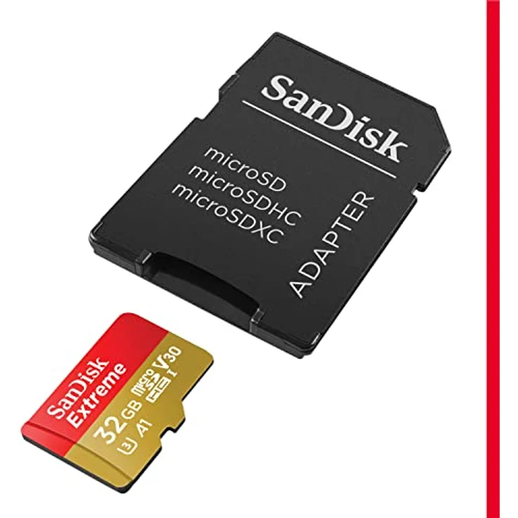 SanDisk Extreme® Mobile microSDHC card 32 GB Class 10, UHS-I, UHS-Class 3, v30 Video Speed Class incl. SD adapter, A1 – Bild 3