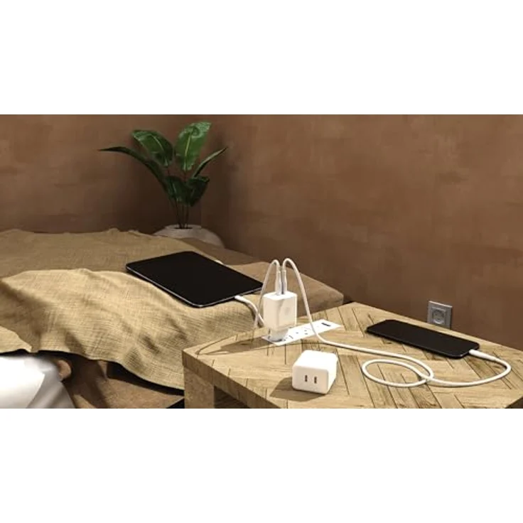 UPSTRÖM ËSSENTIALS CC250-100W-E, 2,5 m USB-C auf USB-C Ladekabel, 0,48 Gbit/s, Schnellladung, Weiß – Bild 6