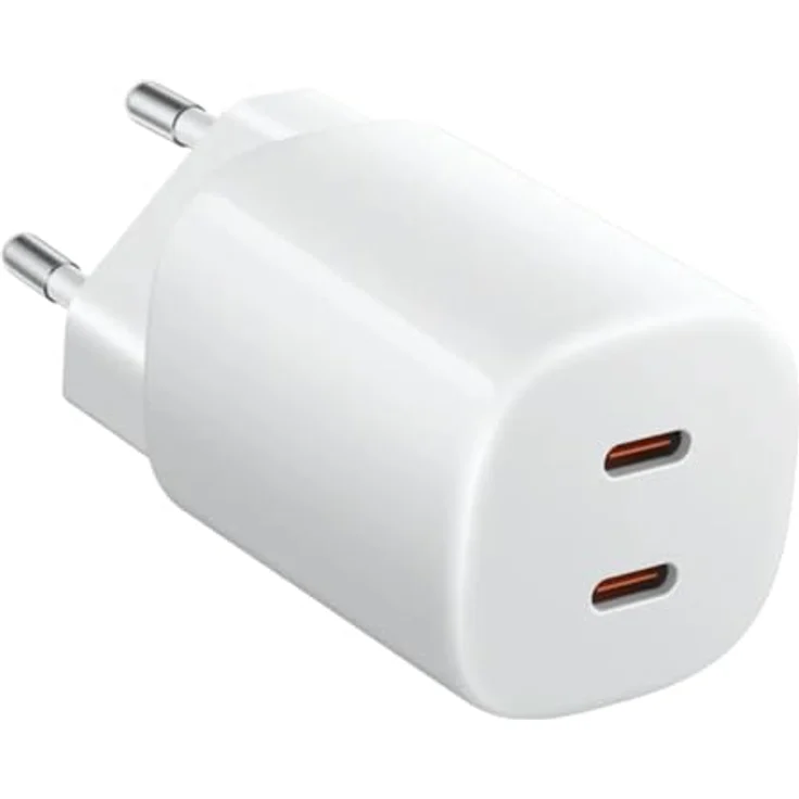 Xiaomi Ladegerät BHR087OEU, 45 W Nano Turbo Charging Power Adapter, 2 x USB Typ-C, weiß – Bild 1