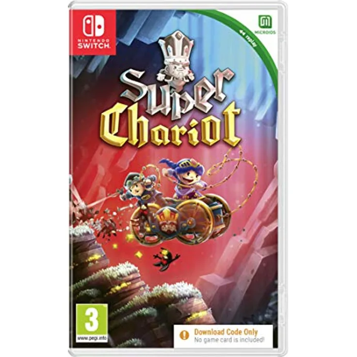 Maximum Games Super Chariot (Code In Box) - 2D Plattformspiel für Nintendo Switch, Einzel- und Mehrspieler-Modus, über 60 Stunden Gameplay, 25 Levels
