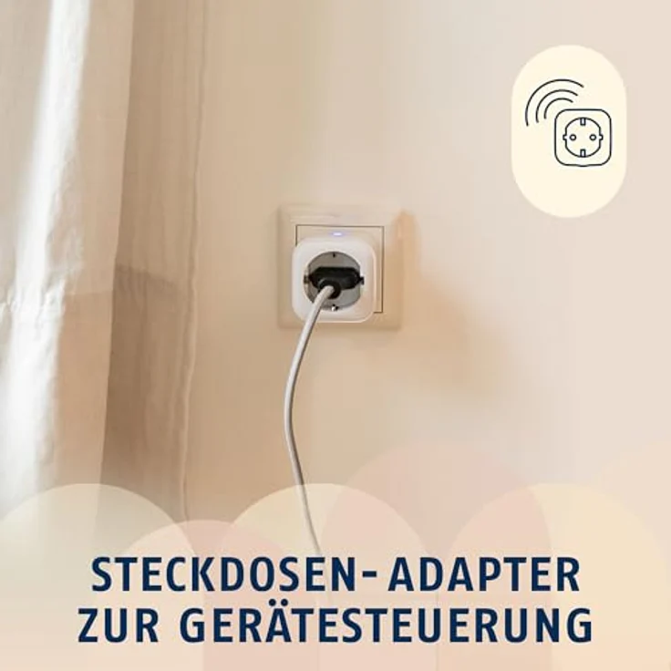 Abus Smartvest Pro Funk-Steckdose Schuko, smarte Steuerung über App und Automatisierung, für mehr Sicherheit und Komfort – Bild 2