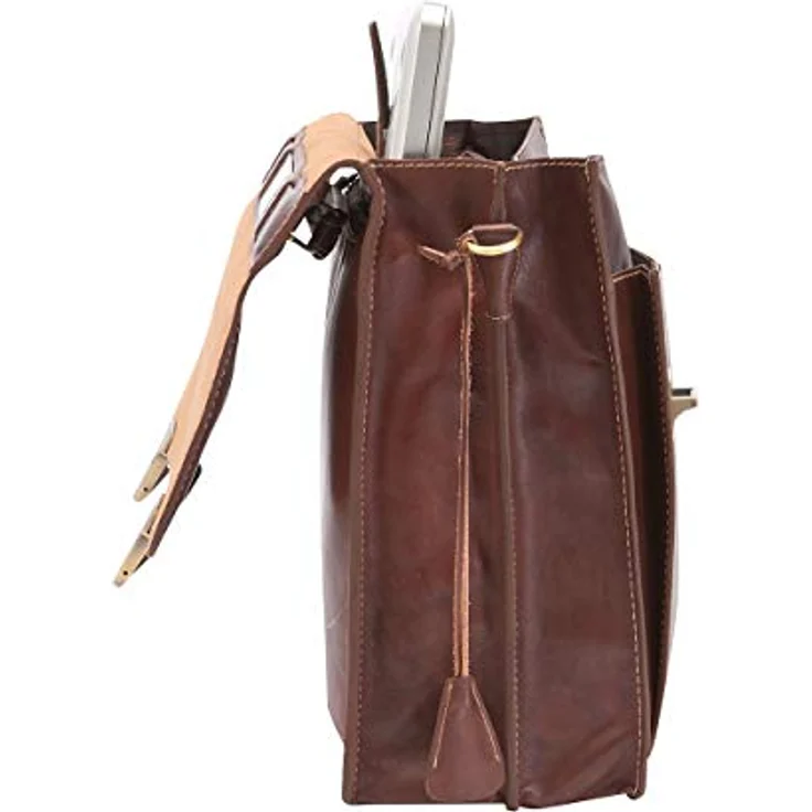 Picard Herren Aktentasche TOSCANA aus Rindsleder OneSize | mit Steckverschluss | Business, Schwarz – Bild 4