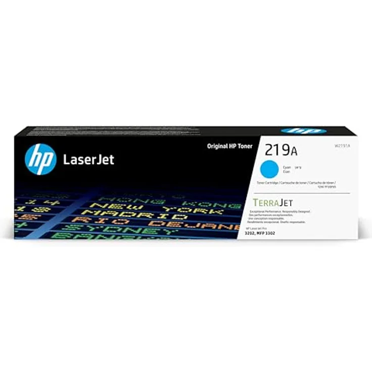 HP 219A Original Cyan Laserjet Tonerkartusche, 1200 Seiten, hochwertige Farbdrucke
