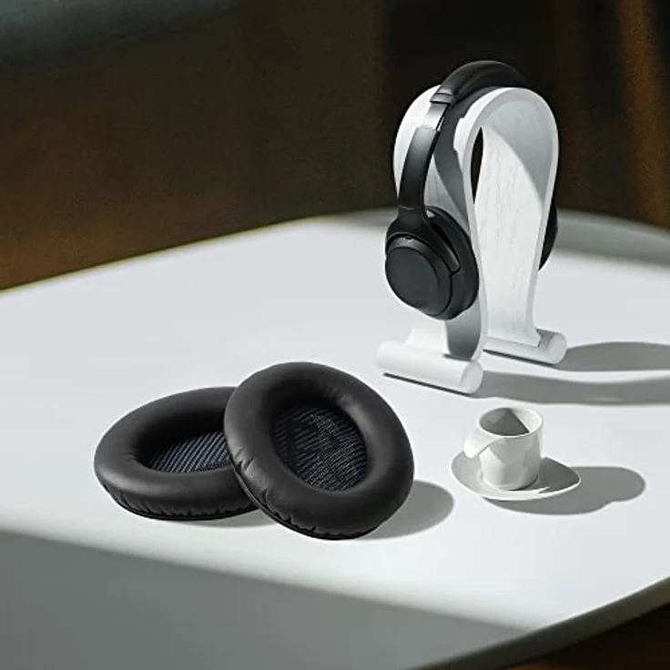 kwmobile 2X Ohrpolster kompatibel mit Bose Quietcomfort 35 35II 25 15 / QC35 QC35II QC25 QC15 - Kopfhörer Polster aus Kunstleder in edler Lederoptik – Bild 5