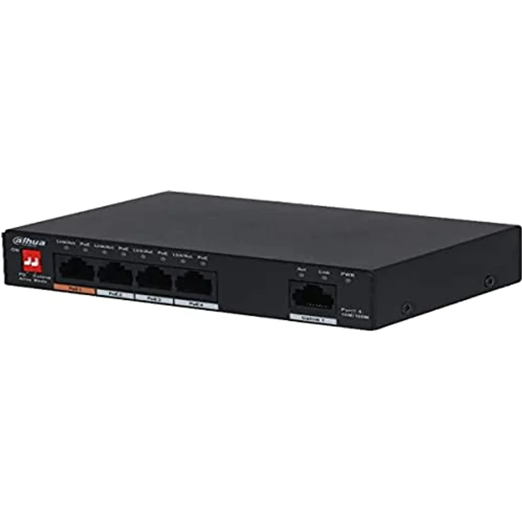 Dahua - Switch Watchdog PoE 4 Ports + 1 Aufwärts-Link-Port - V2 Version - Dahua - PFS3005-4ET-60-V2