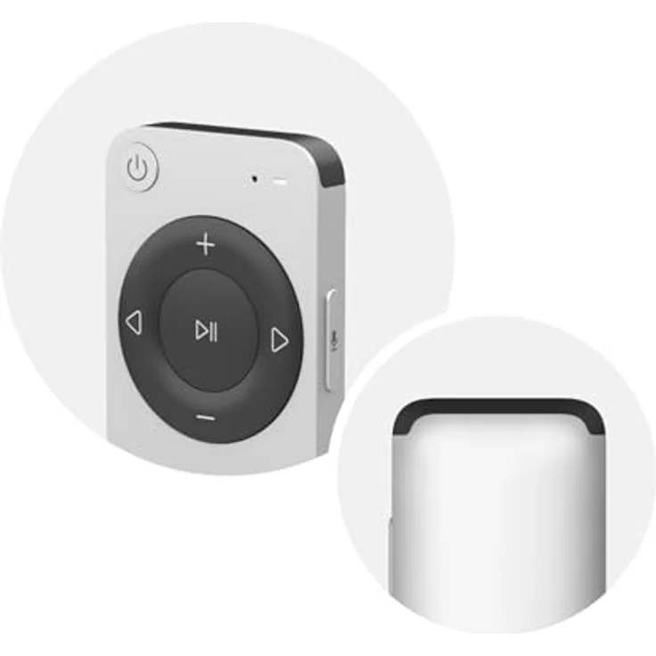 WiiM Voice Remote 2, Bluetooth Fernbedienung mit Push-to-Talk, 4 smarten Preset-Tasten, wiederaufladbarem Akku und elegantem Aluminium-Design – Bild 3