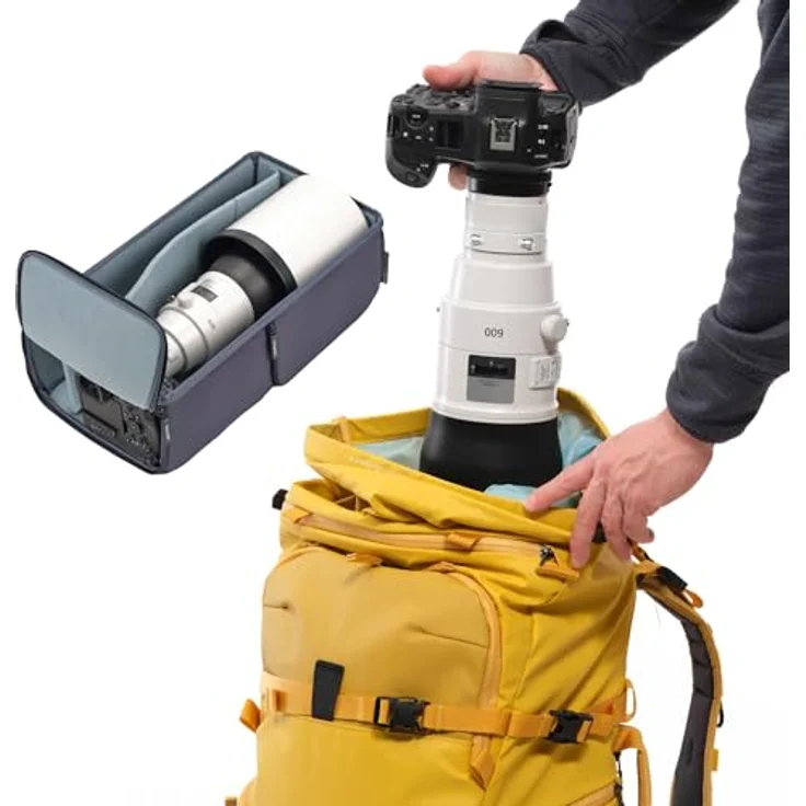 Shimoda Core Unit DSLR XL50 RST, Innentasche für Action X50 Rucksack, wasserfest, für große Objektive bis 53 cm – Bild 4