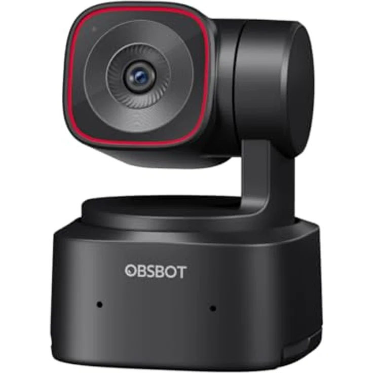 OBSBOT Tiny 2 Lite, 4K Webcam mit KI-Tracking, Gestensteuerung und 1080P@60fps HDR – Bild 1