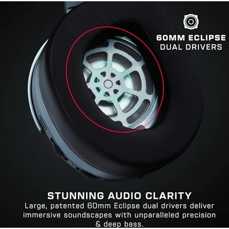 TURTLE BEACH Stealth 700 Gen 3 PS, kabelloses Over-ear Gaming-Headset mit 80 Stunden Akkulaufzeit und K.I.-Noise Reduction, schwarz – Bild 2