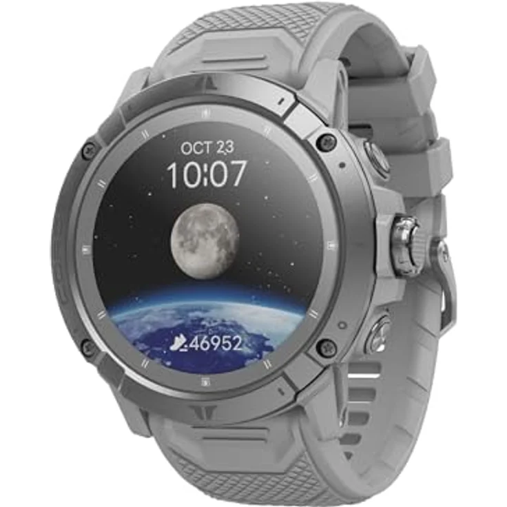 COROS VERTIX 2S Abenteuer-GPS-Uhr, 40 Tage Akkulaufzeit, GPS-Navigation mit globalen Offline-Karten, Routenplaner, Herzfrequenzmesser, Klettern, Skifahren, Laufen, Radfahren - Moon – Bild 1
