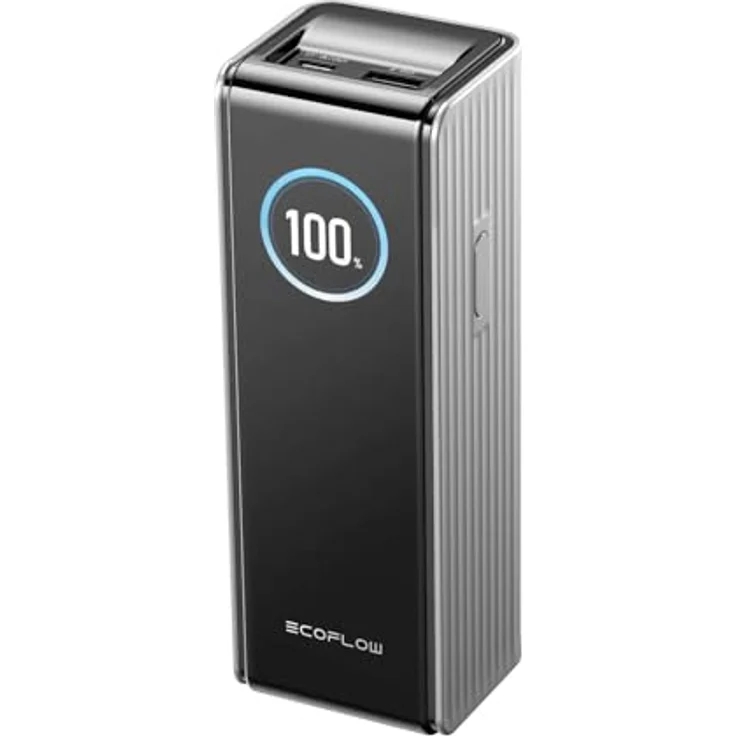 EF ECOFLOW Rapid Powerbank 25 000 mAh 170 W, tragbares Ladegerät mit 2 × 140 W USB-C-Anschlüssen, Silber – Bild 1