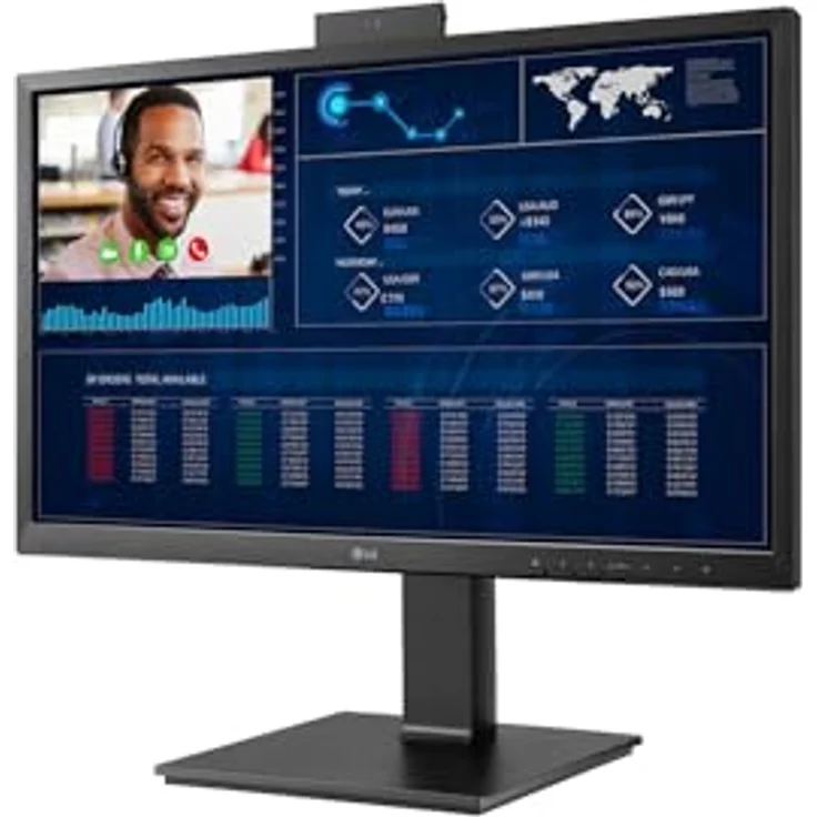 LG 24" 24CQ651W-BP All-in-One-PC, Intel Pentium 8GB 256GB SSD, 23.8" Full HD IPS Display, Windows 10 IoT Enterprise, Mattschwarz – Bild 4