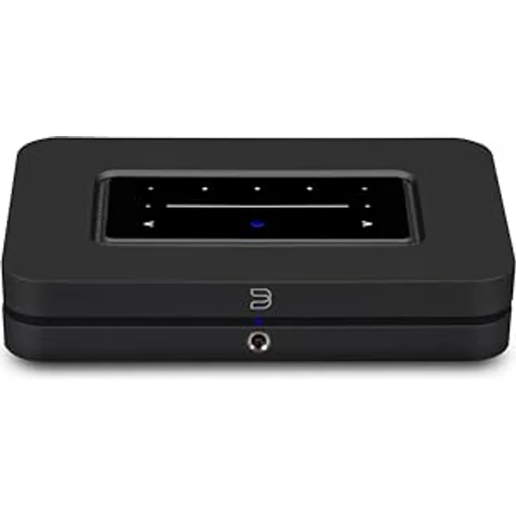 Bluesound Node Hochauflösender kabelloser Musik-Streamer - Schwarz, Hi-Res-Musik-Streaming, Dolby Digital, Dirac Live