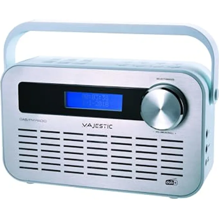 Majestic Funkwecker (Dab-843) Dab+FM Aux LCD, langlebig und flexibel in der Gestaltung