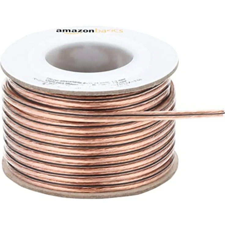 AmazonBasics Lautsprecherkabel 1,3 mm² - 16 Gauge 15,24 m (50 Fuß) – Bild 4