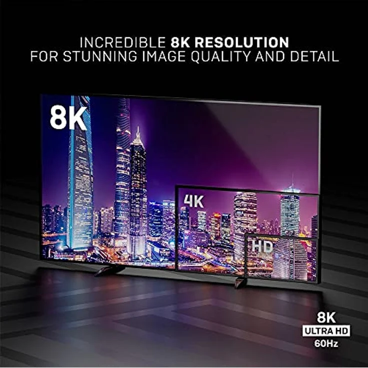 LINDY 36953 - HDMI-Kabel 2.1 Anthra Line High Speed 2 Meter mit Ethernet, 10k@120Hz HDMI 2.1 3D 1080p HDCP 2.3 120Hz 144Hz HDR ARC CEC ATC, ATC-getestet, TV OLED, Monitor, Xbox, Blu-Ray, Soundbar – Bild 5