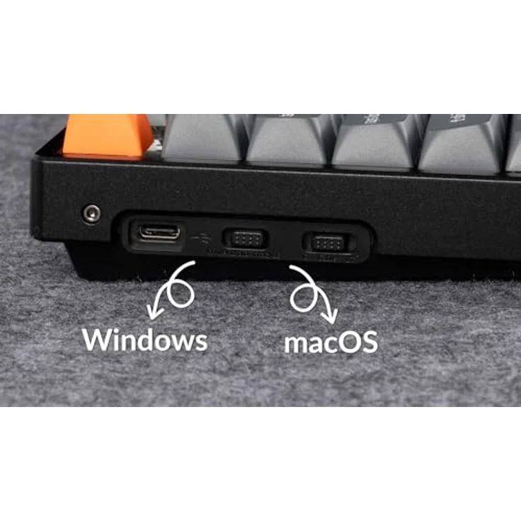 Keychron K8 Max QMK/VIA TKL, mechanische Tastatur mit Super Red-Schaltern, RGB-Hintergrundbeleuchtung und robustem Aluminium-Gehäuse – Bild 8