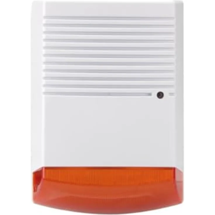 Sirenen Attrappe wetterfest blinkende LED rot Batteriebetrieb Dummy Alarmanlage - Preisvergleich – Bild 2