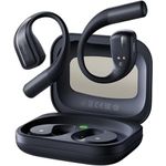 1MORE S70 Open Ear Kopfhörer Bluetooth 5.3, Kabellose Ohrhörer mit 4 Mikrofon, Bass Mehr+, 40H Akku, Schnellaufladung, Balance AIR+ Ohrbügel, IPX5, Anruf Geräuschunterdrückung, Leichte Sportkopfhörer, Titan Grey