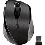 ISY Wireless Laser Mouse Silent Mäuse, schwarz, kabellose Maus mit leisen Tasten und dpi-Schalter (800/1200/1600)