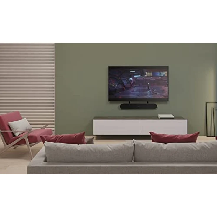 Flexson TV-Halterung für SONOS Ray, VESA-kompatibel für 40- bis 80-Zoll-Fernseher, schwarz – Bild 2