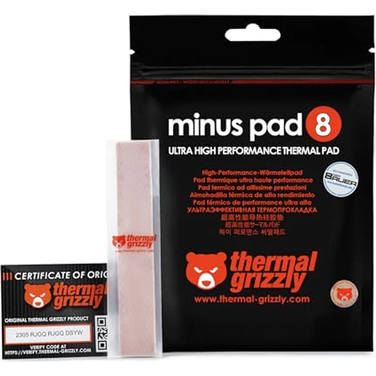 Thermal Grizzly Minus Pad 8-120 × 20 × 2,0 mm – Bild 2
