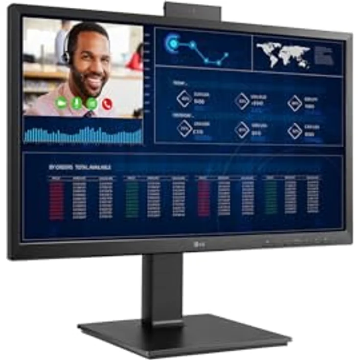 LG 24" 24CQ651W-BP All-in-One-PC, Intel Pentium 8GB 256GB SSD, 23.8" Full HD IPS Display, Windows 10 IoT Enterprise, Mattschwarz – Bild 6