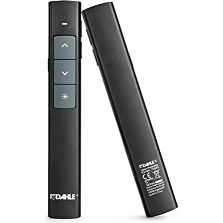 Dahle Presenter 95100, kabelloser Laserpointer mit rotem Laser und 50 m Reichweite, inkl. USB-Fernbedienung zur Steuerung von PowerPoint und anderen Anwendungen – Bild 4