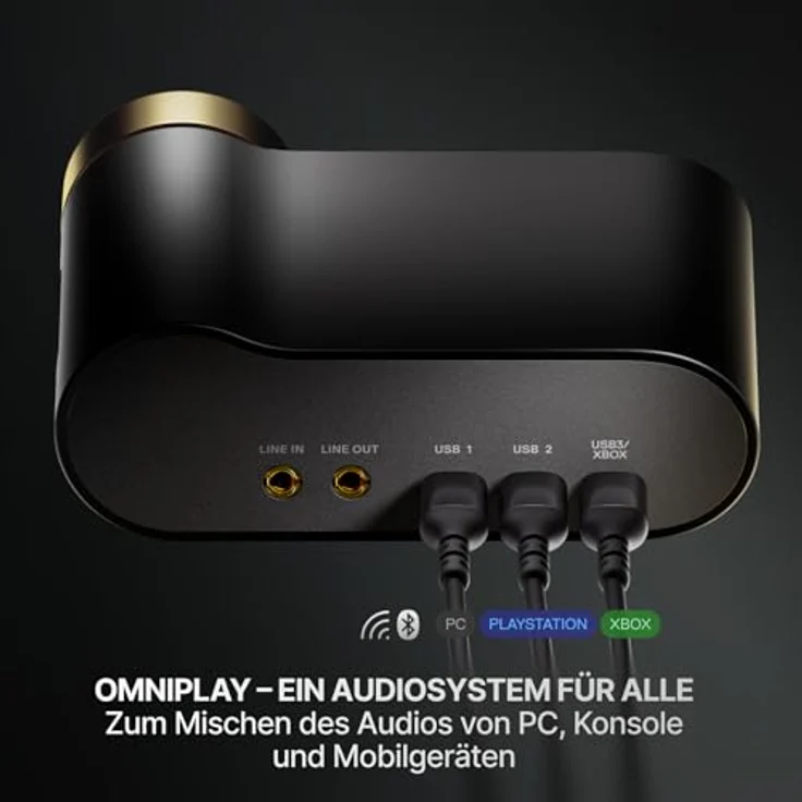 SteelSeries Arctis Nova Elite, Kabelloses Gaming Headset mit 96-kHz/24-Bit-Sound, Active Noise Cancelling, Weiss – Bild 5