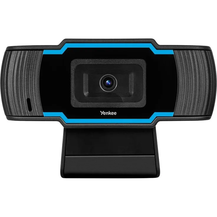 Yenkee YWC 300 Focus, Full HD USB Webcam mit Autofokus und integriertem Mikrofon, schwarz